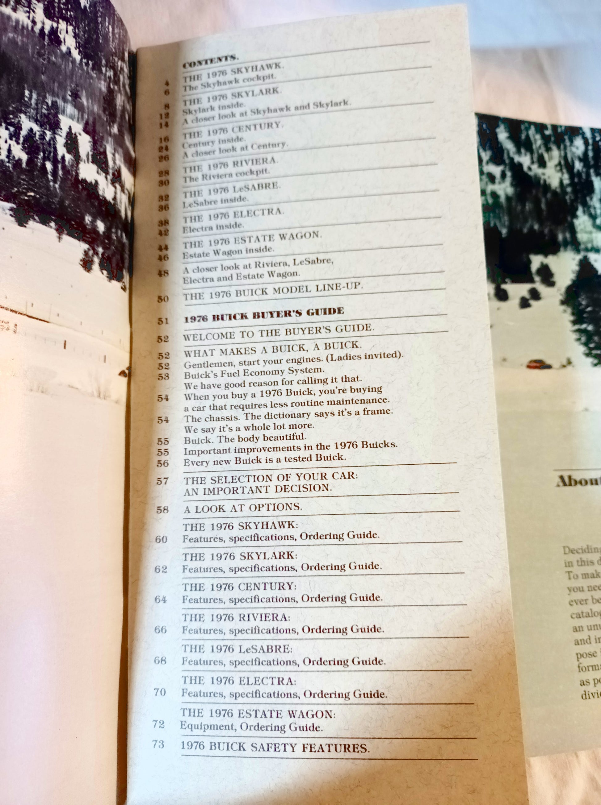 Buick 1976 Dealer Showroom Sales Brochure Buyer's Guide - TulipStuff