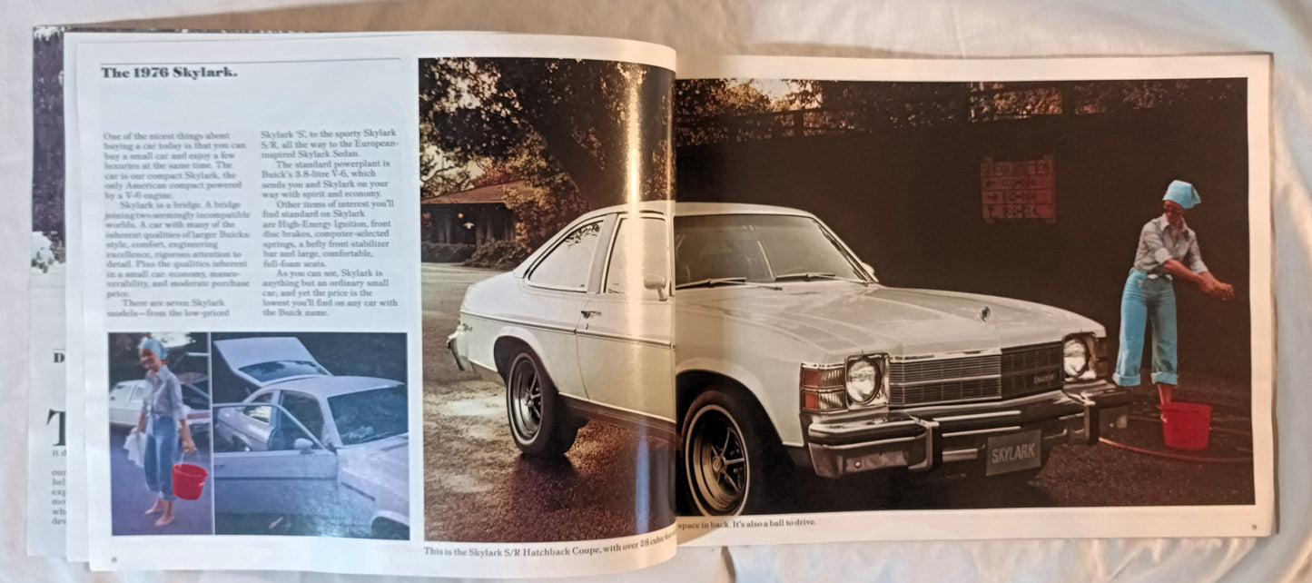 Buick 1976 Dealer Showroom Sales Brochure Buyer's Guide - TulipStuff