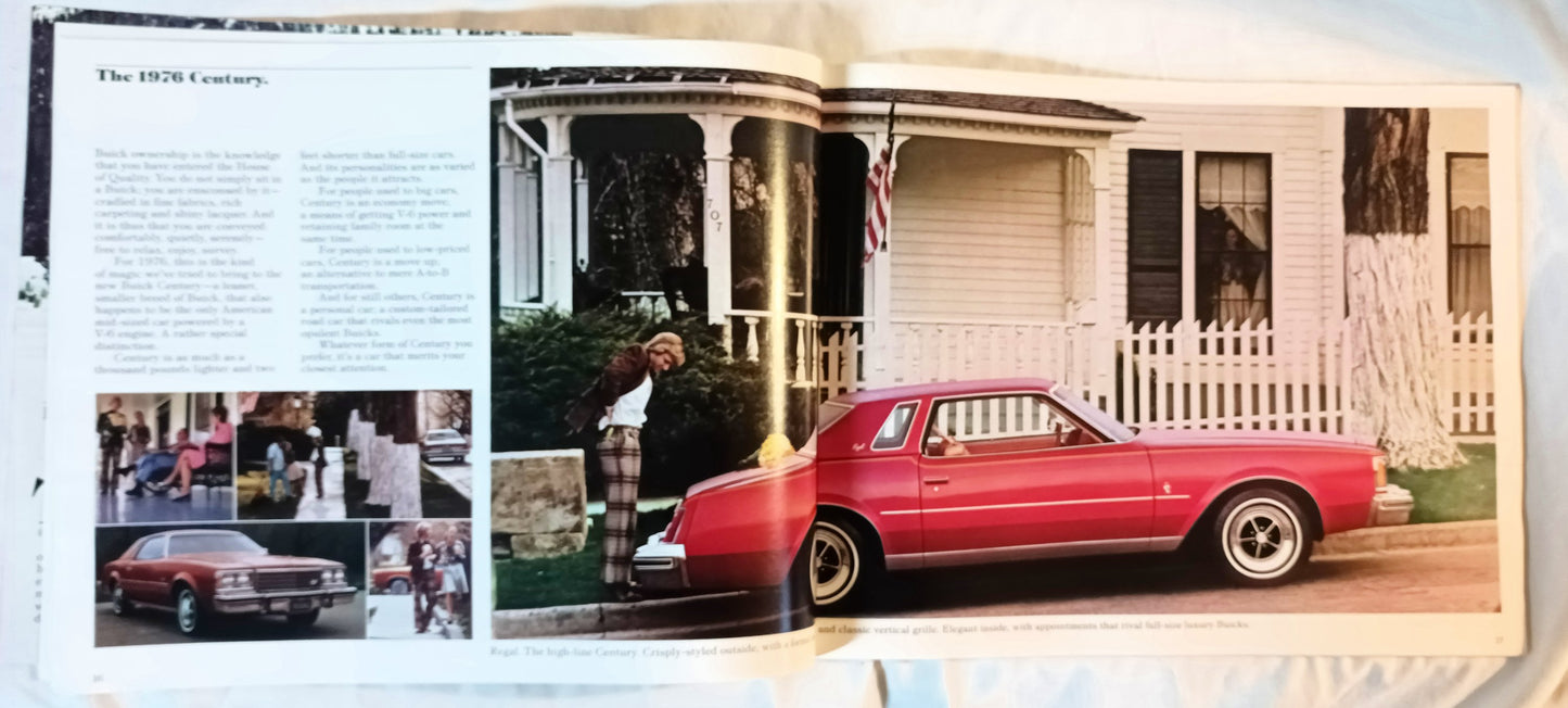 Buick 1976 Dealer Showroom Sales Brochure Buyer's Guide - TulipStuff