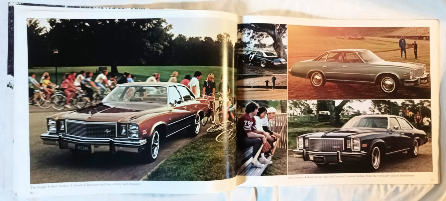 Buick 1976 Dealer Showroom Sales Brochure Buyer's Guide - TulipStuff