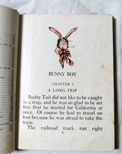 Load image into Gallery viewer, Bunny Boy And Grizzly Bear Laura Rountree Smith Hardcover 1935 - TulipStuff
