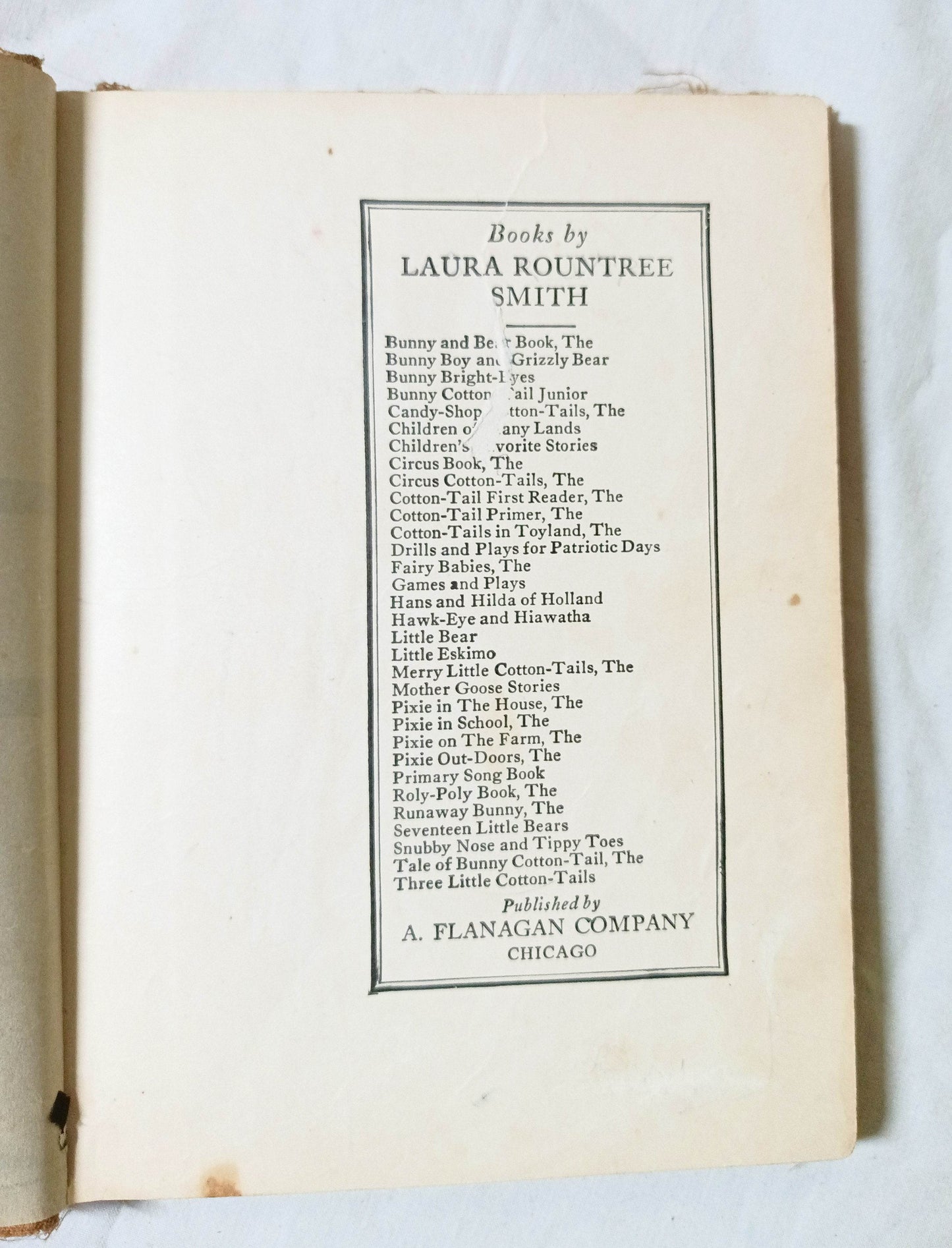 Bunny Boy And Grizzly Bear Laura Rountree Smith Hardcover 1935 - TulipStuff