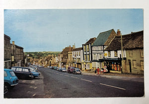 Burford High Street The Hill Cotswold West Oxfordshire England 1960's - TulipStuff