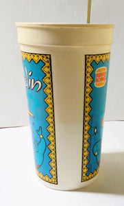 Burger King Disney's Aladdin 32 Oz Promo Plastic Cup 1992 - TulipStuff