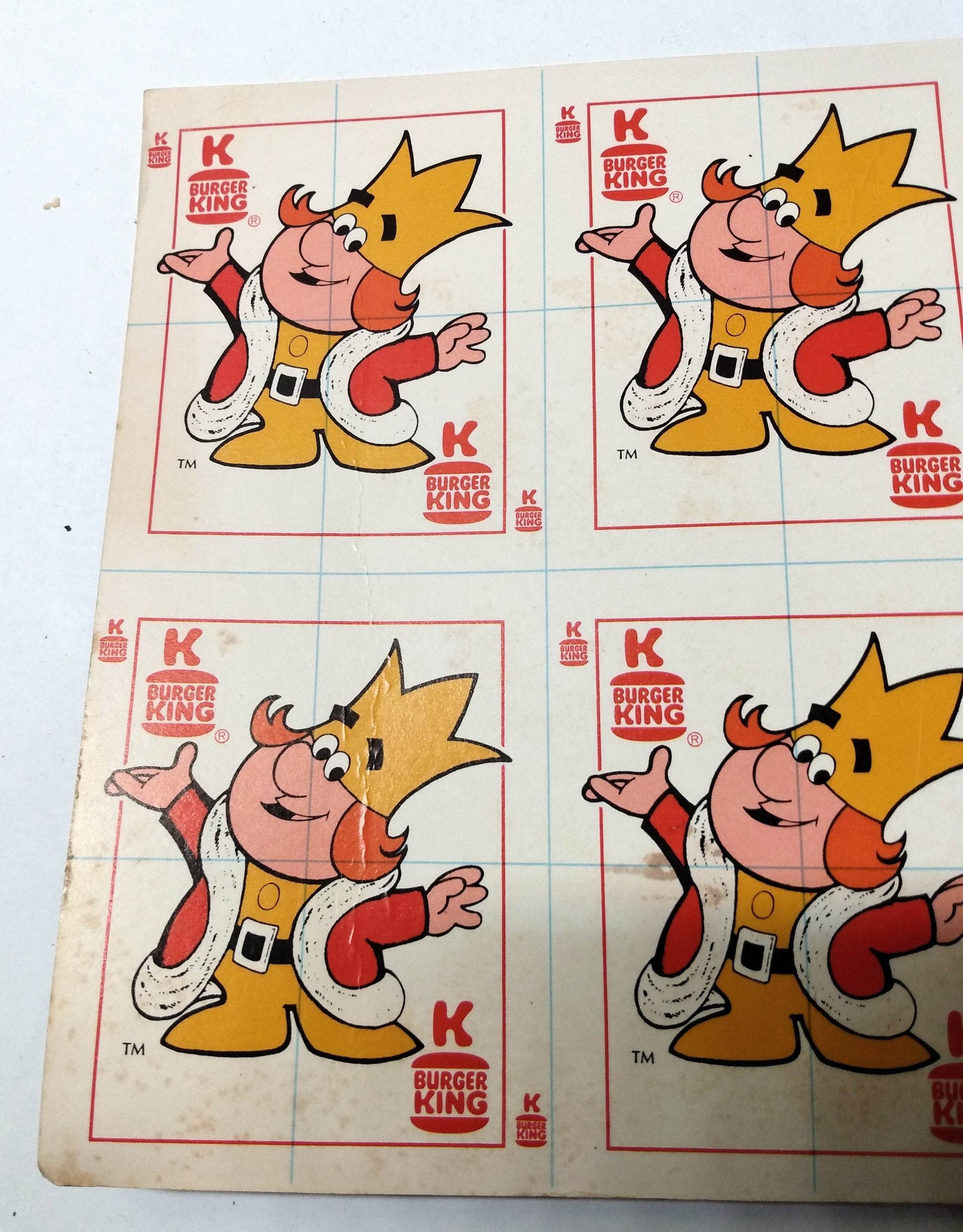 Burger King The Puzzler and Kingo Puzzle Card Games 1972 - TulipStuff