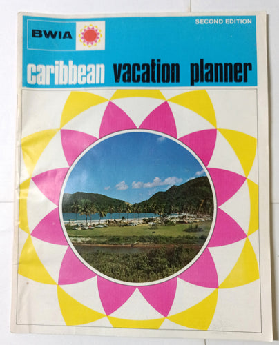 BWIA Caribbean Vacation Planner British West Indian Airways 1968 - TulipStuff