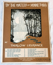 Load image into Gallery viewer, By The Waters Of Minnetonka Thurlow Lieurance Sheet Music 1921 - TulipStuff
