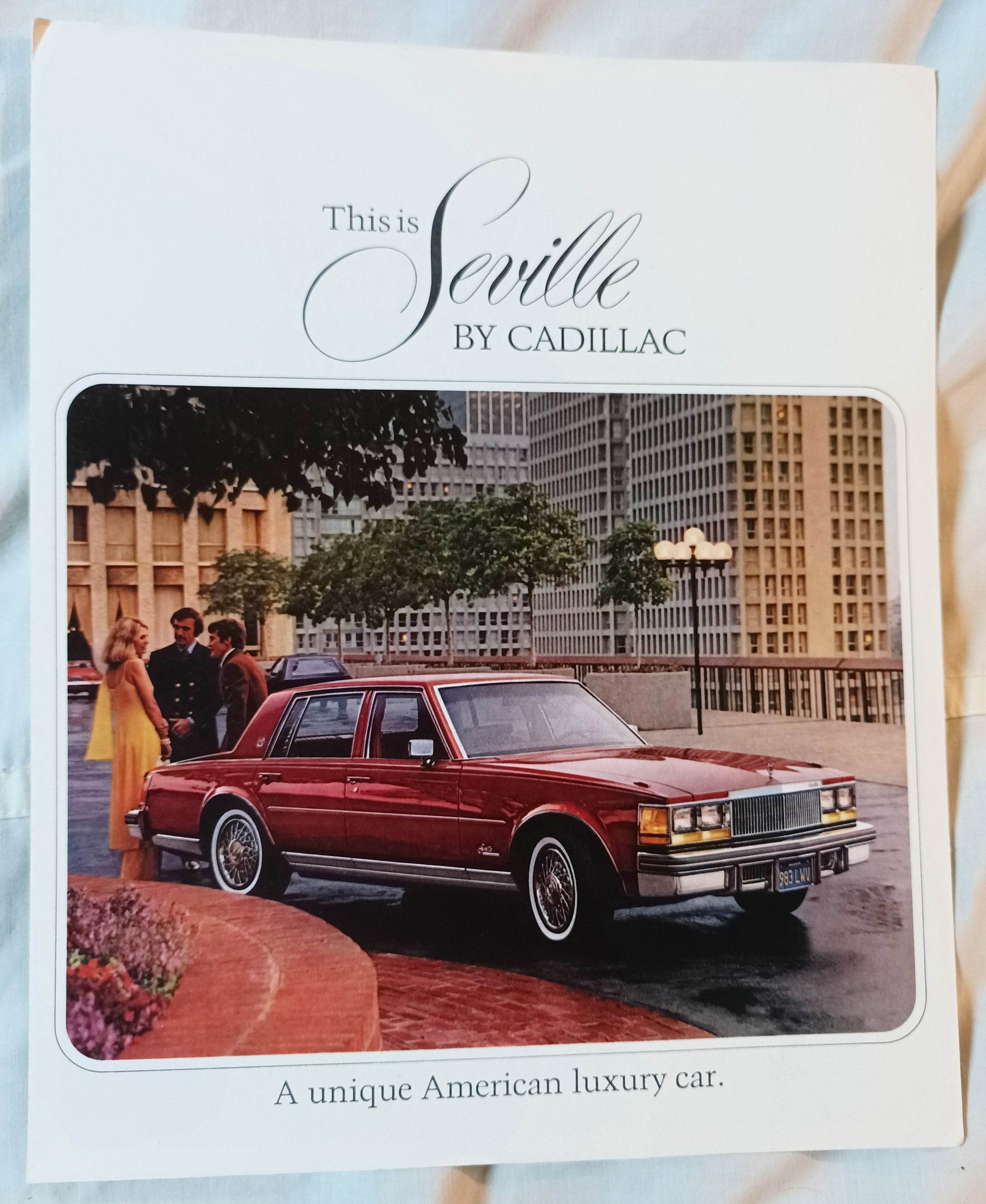1977 Cadillac Seville American Luxury Car Dealer Sales Brochure - TulipStuff