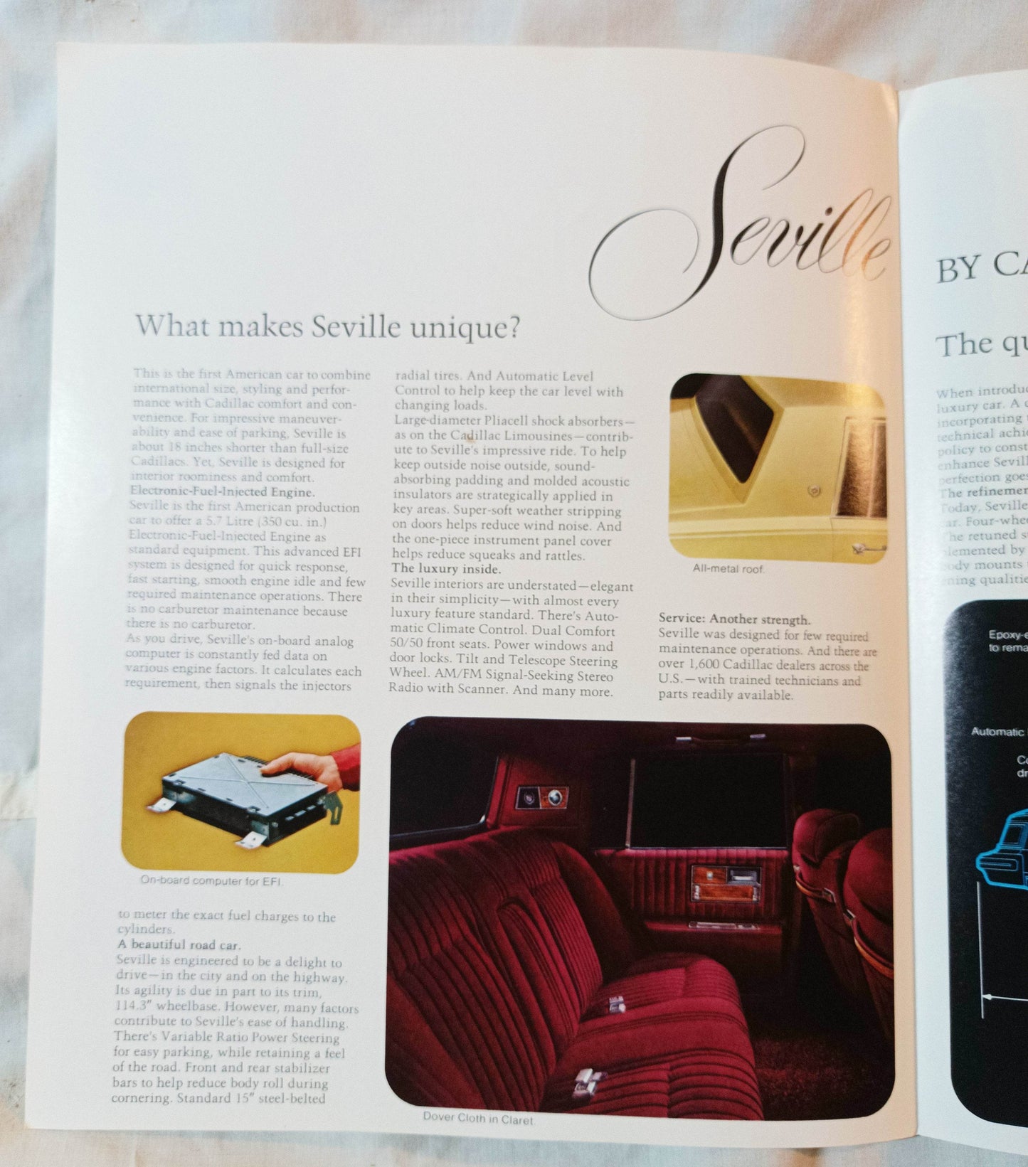 1977 Cadillac Seville American Luxury Car Dealer Sales Brochure - TulipStuff