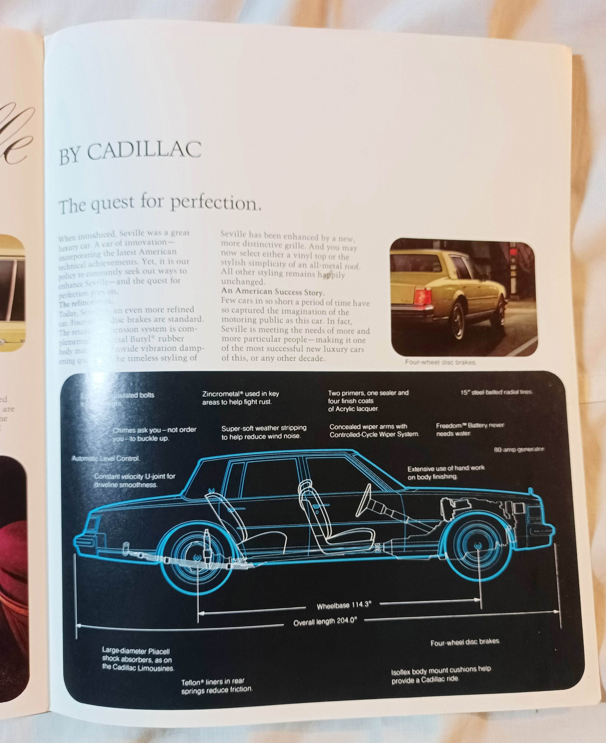 1977 Cadillac Seville American Luxury Car Dealer Sales Brochure - TulipStuff