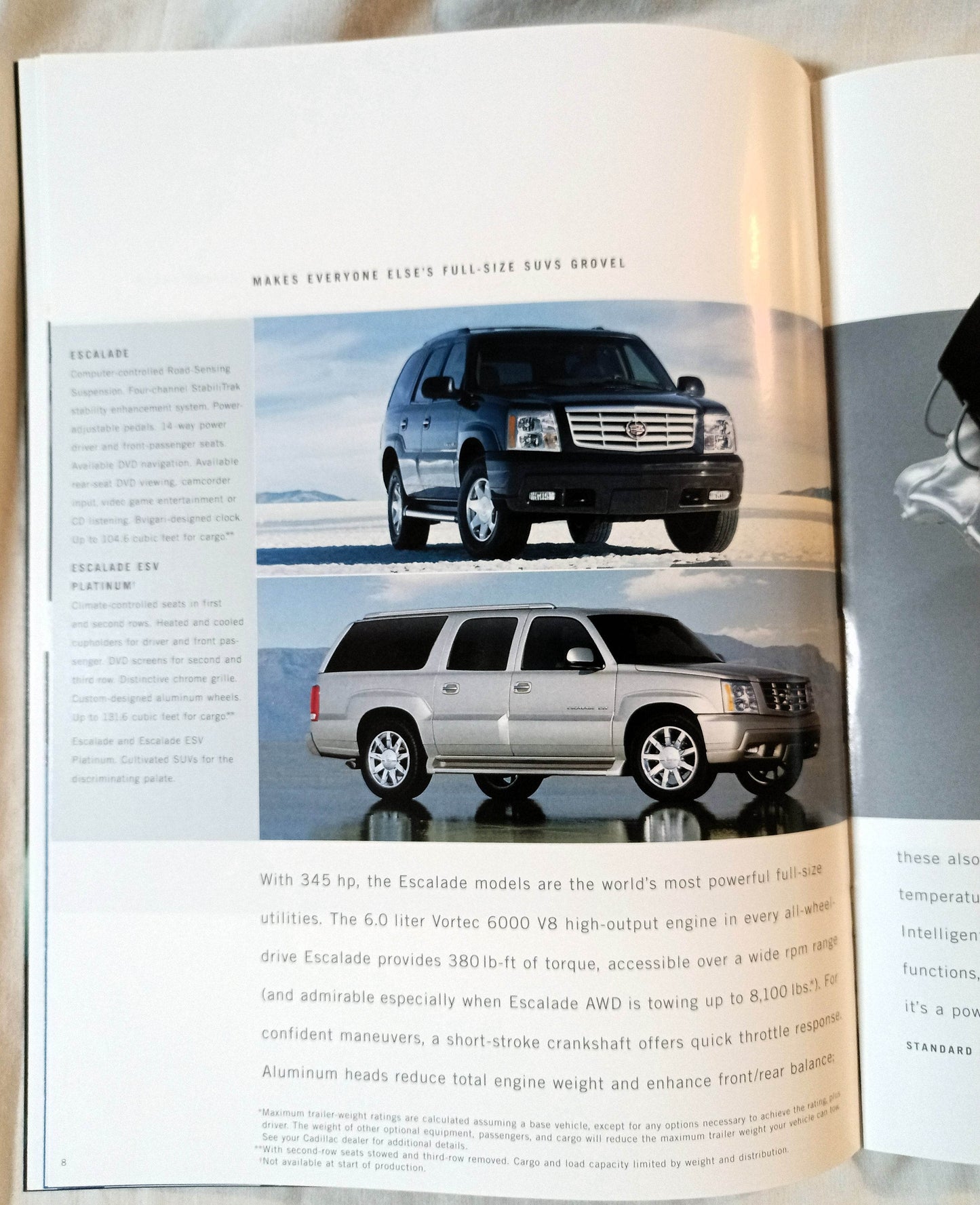 Cadillac 2004 Full Line Sales Brochure Escalade Seville Deville XLR CTS - TulipStuff