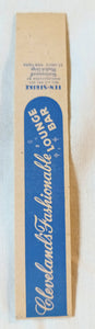 Cadillac Lounge Cleveland Gay Bar Ninth Euclid Matchbook Cover 1950's - TulipStuff