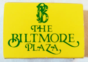 Cafe On The Terrace The Biltmore Plaza Providence Matchbox 1980's