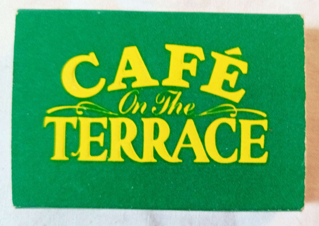 Cafe On The Terrace The Biltmore Plaza Providence Matchbox 1980's