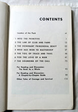 Load image into Gallery viewer, Jack London The Call Of The Wild RLS School Edition Hardcover 1962 - TulipStuff
