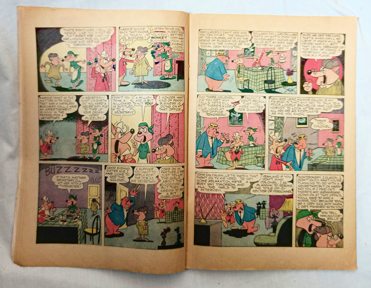 Calvin And The Colonel Issue #2 July-September 1962 Dell Comics - TulipStuff