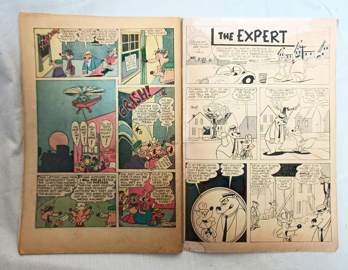 Calvin And The Colonel Issue #2 July-September 1962 Dell Comics - TulipStuff