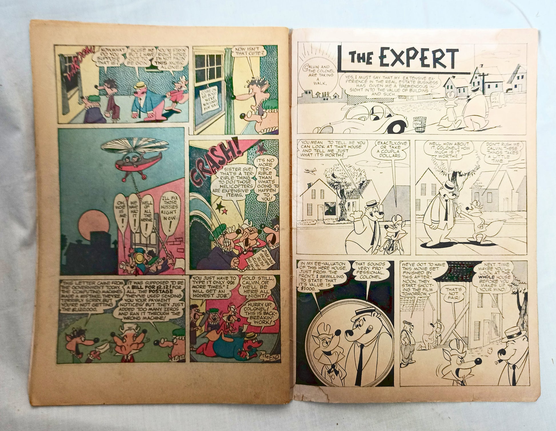 Calvin And The Colonel Issue #2 July-September 1962 Dell Comics - TulipStuff