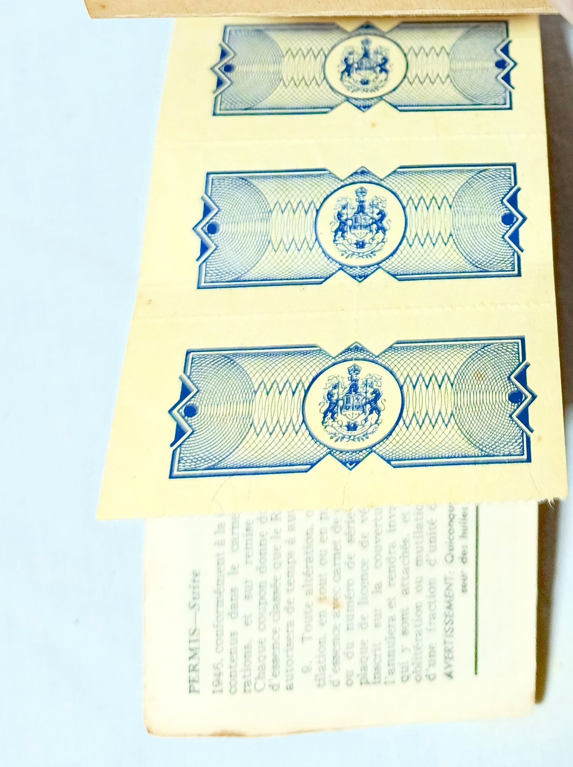 Canada Gasoline Ration Coupon Book Armed Forces Leave Allotment 1945 - TulipStuff