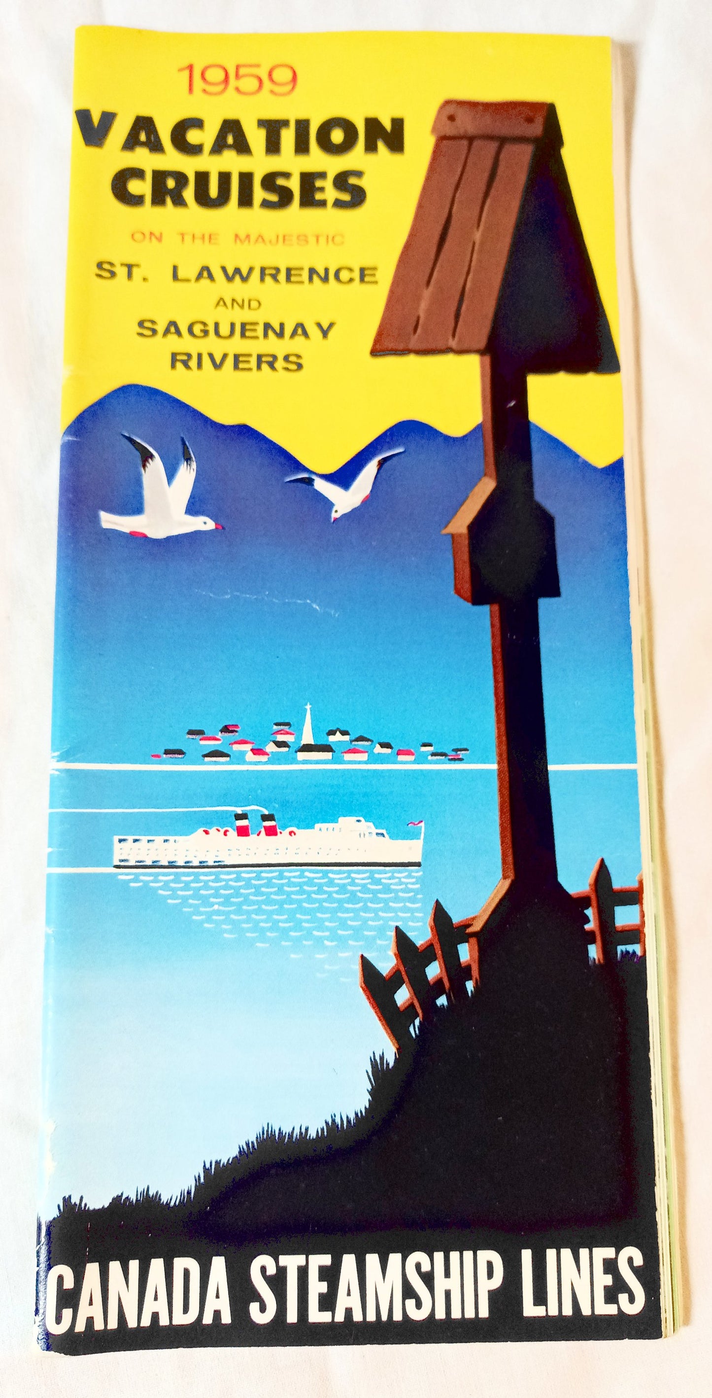 Canada Steamship Lines 1959 ss Tadoussac ss St Lawrence ss Richelieu - TulipStuff