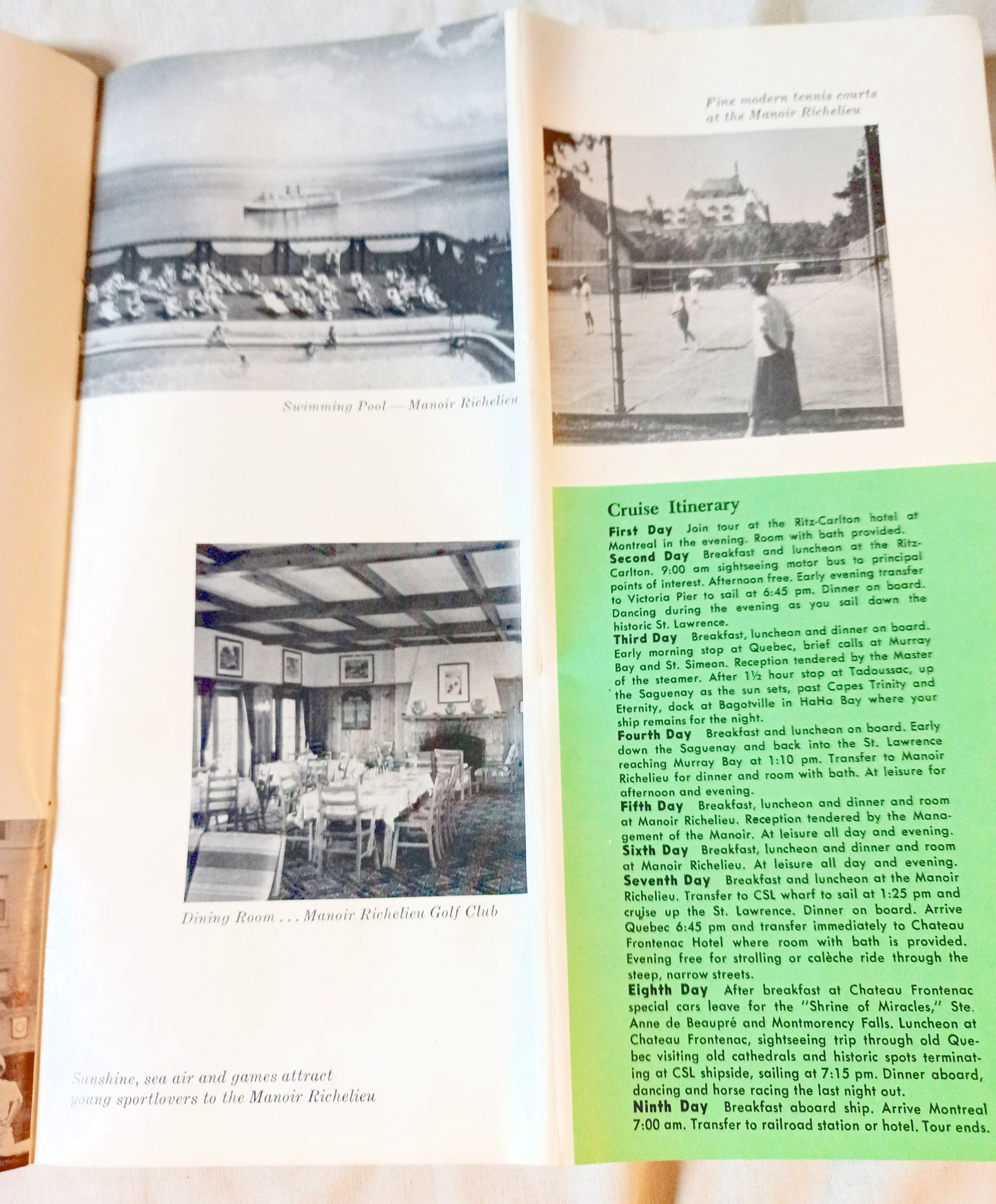 Canada Steamship Lines 1959 ss Tadoussac ss St Lawrence ss Richelieu - TulipStuff