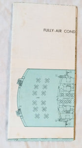 Canadian Pacific Empress Of Canada / Empress Of England Deck Plan 1960's - TulipStuff