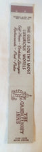 Load image into Gallery viewer, Candlelight Inn Gulf Coast Louisiana Florida Matchbook Cover 1950&#39;s - TulipStuff

