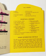 Load image into Gallery viewer, C&amp;O Lake Michigan Train And Auto Ferries Ship Info Brochure 1960&#39;s - TulipStuff
