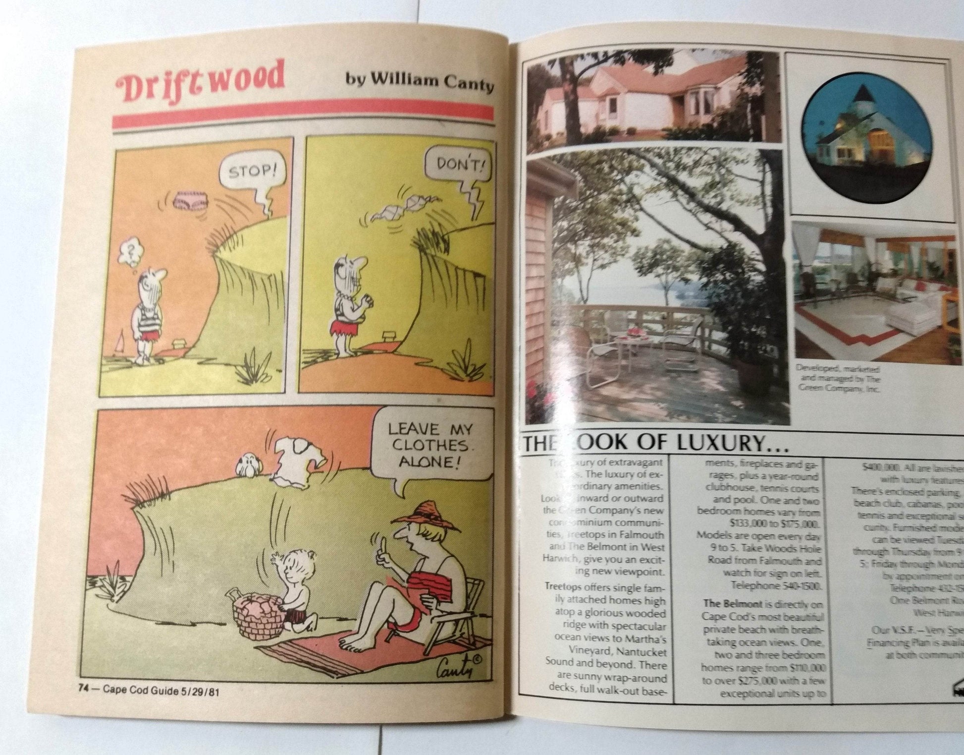 Cape Cod Guide May 29 1981 Calendar Art Food Antiques What-To-Do - TulipStuff