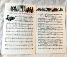 Load image into Gallery viewer, Carols For Christmas 12 Song Sheet Music Booklet 1950&#39;s
