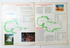 Carras Cruises mts Daphne Winter 1977-78 Caribbean Cruise Brochure - TulipStuff