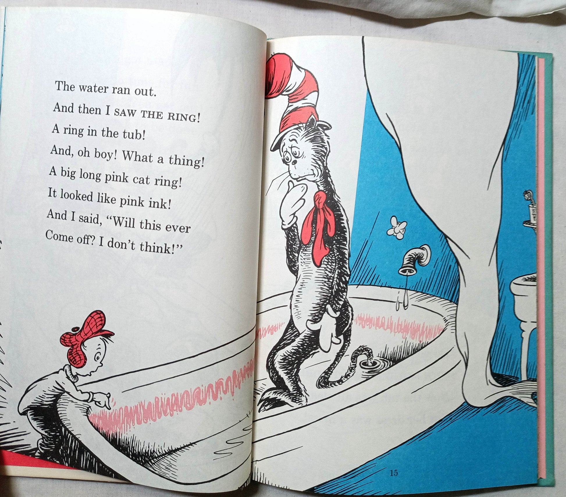 Dr Seuss The Cat In The Hat Comes Back Book Club Edition 1958 - TulipStuff
