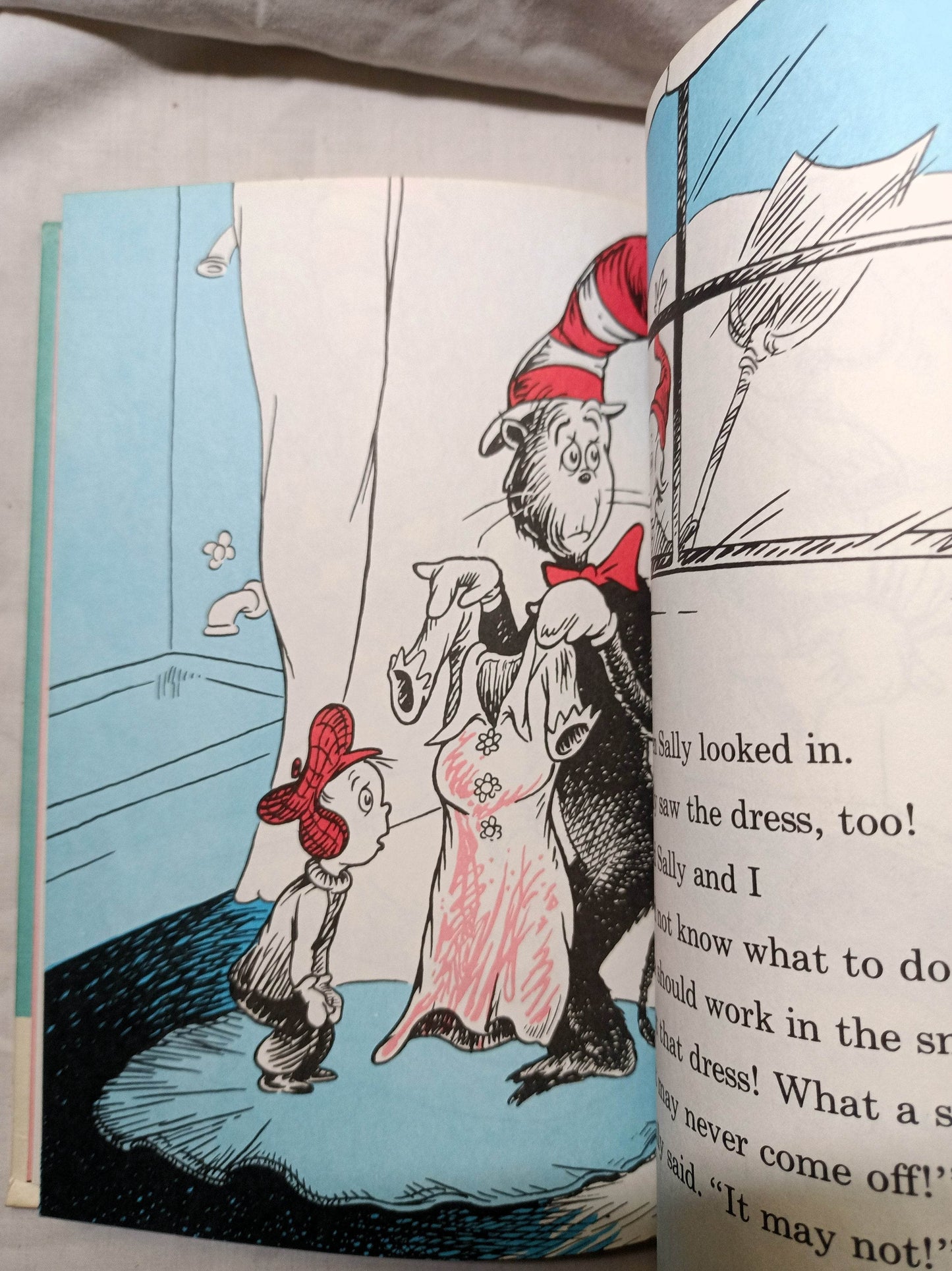 Dr Seuss The Cat In The Hat Comes Back Book Club Edition 1958 - TulipStuff