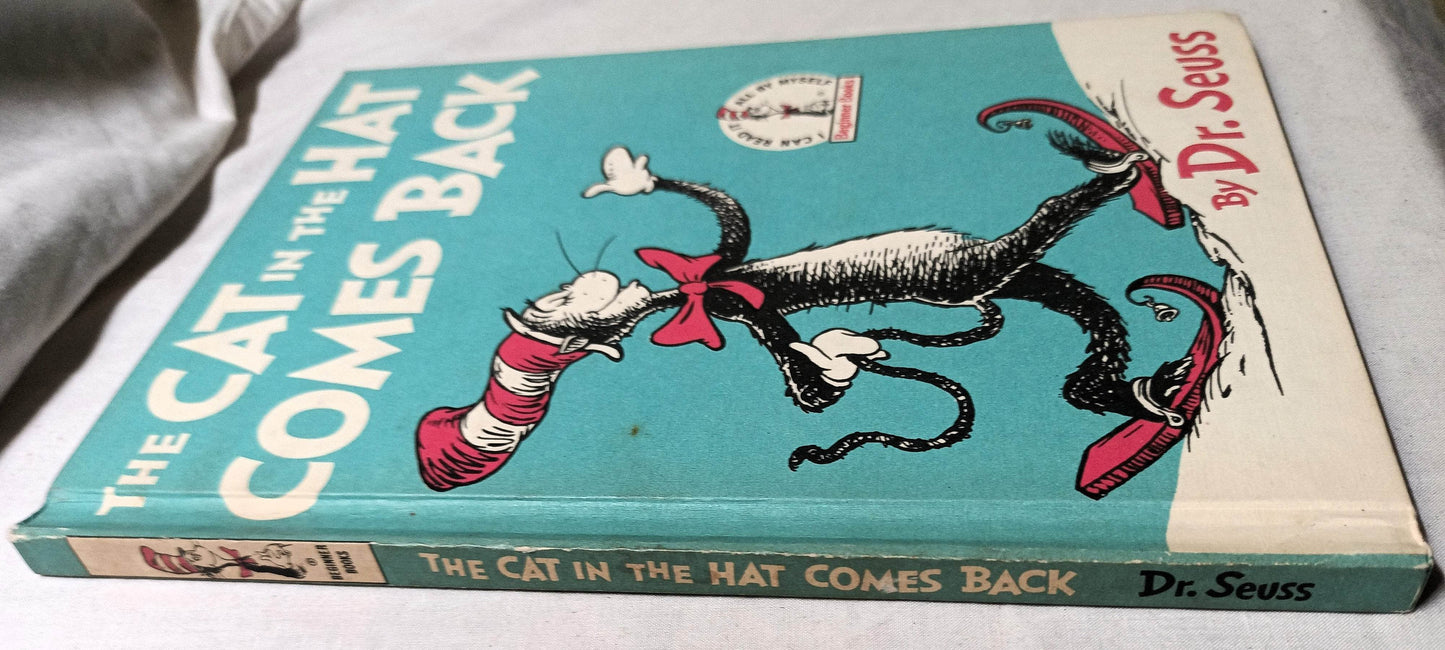 Dr Seuss The Cat In The Hat Comes Back Book Club Edition 1958 - TulipStuff