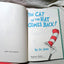 Dr Seuss The Cat In The Hat Comes Back Book Club Edition 1958 - TulipStuff