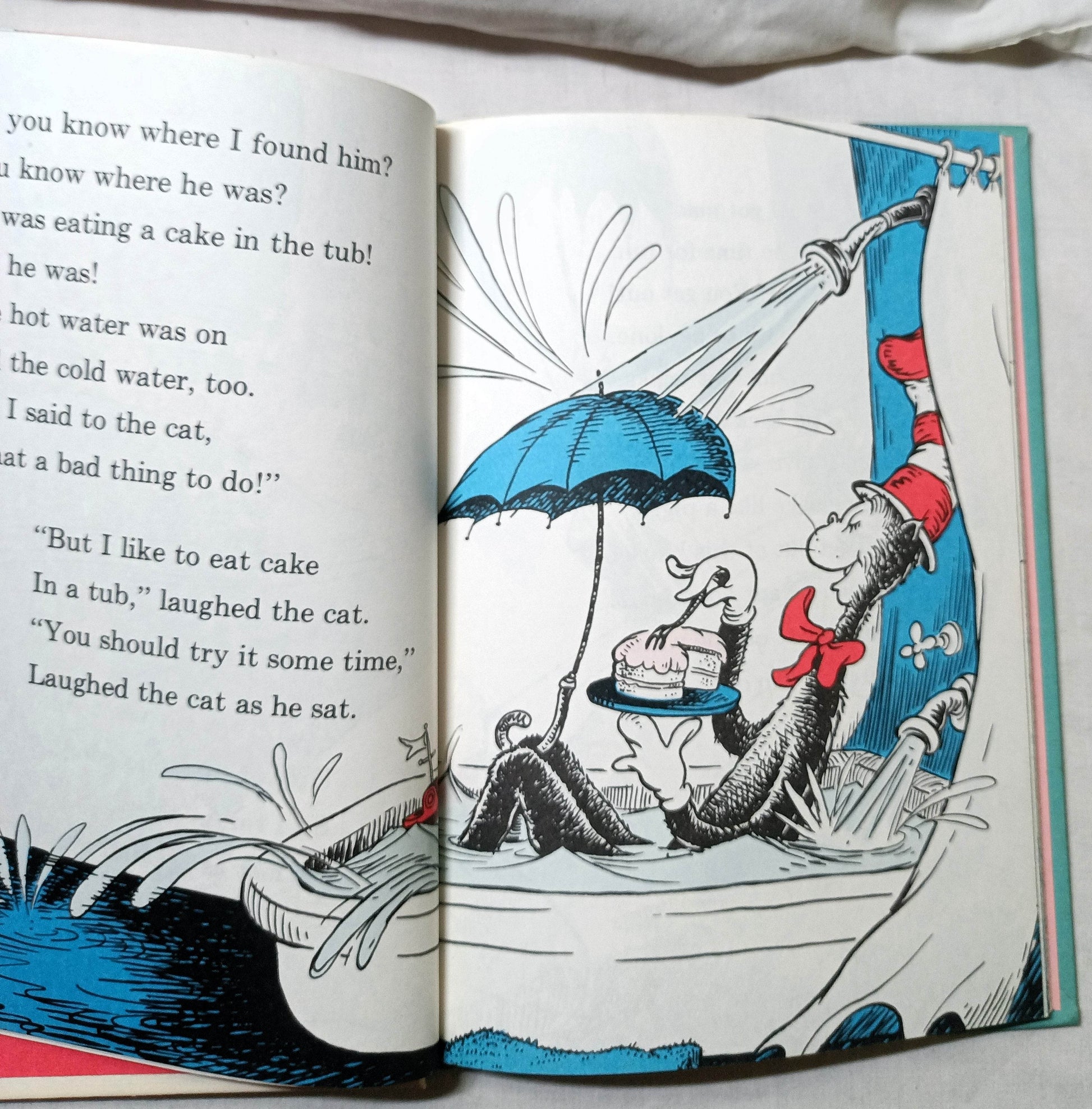 Dr Seuss The Cat In The Hat Comes Back Book Club Edition 1958 - TulipStuff