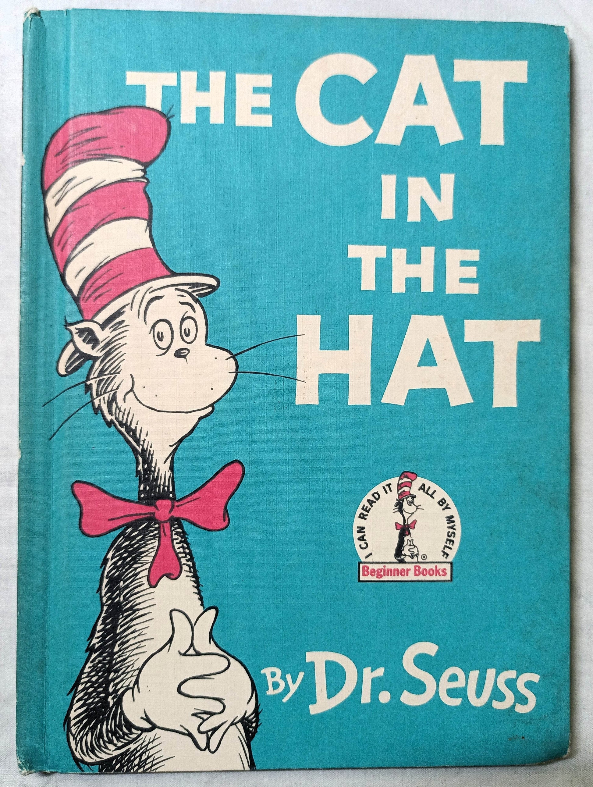 Dr Seuss The Cat In The Hat Book Club Edition Beginner Books 1957 - TulipStuff