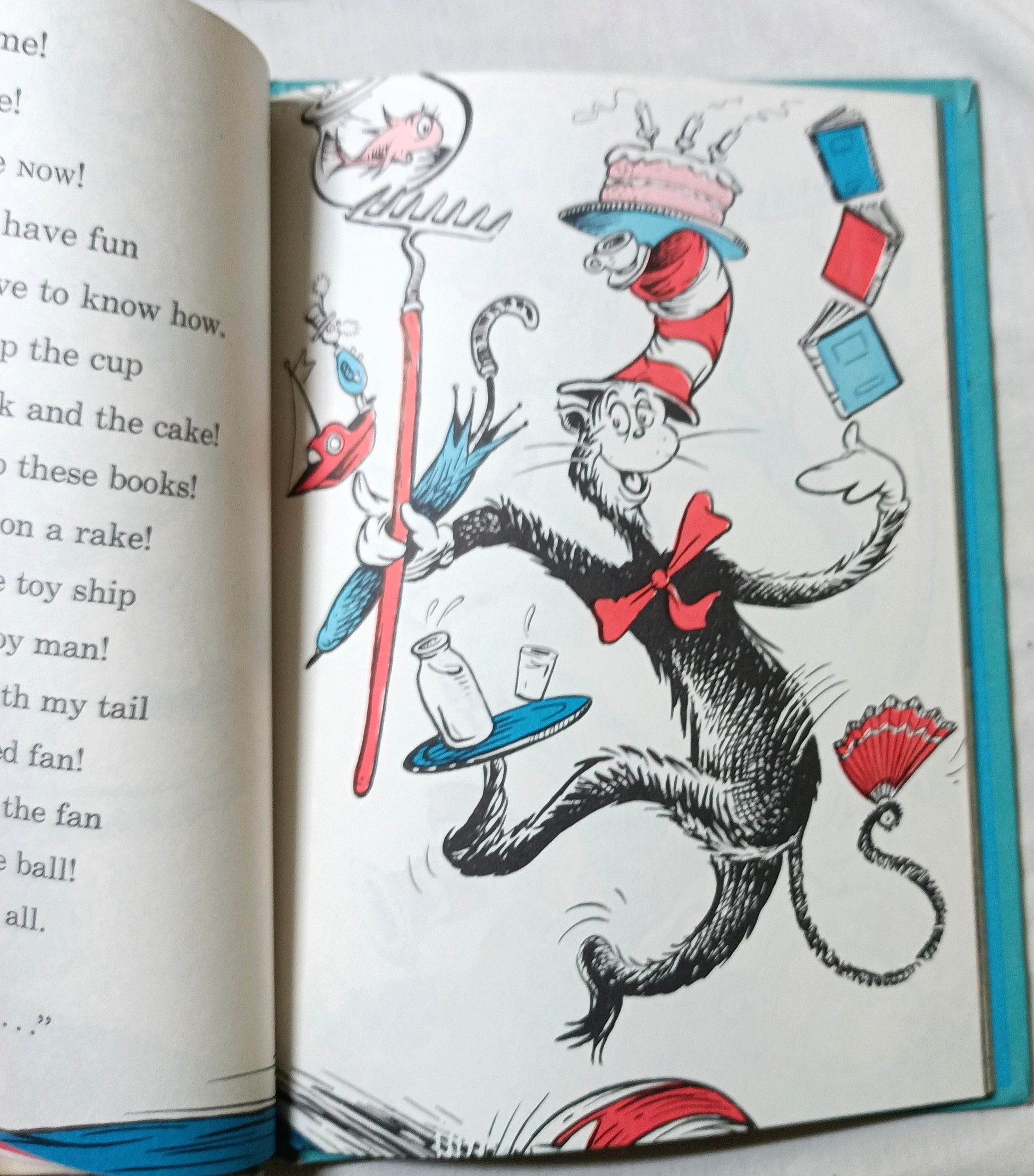 Dr Seuss The Cat In The Hat Book Club Edition Beginner Books 1957 - TulipStuff