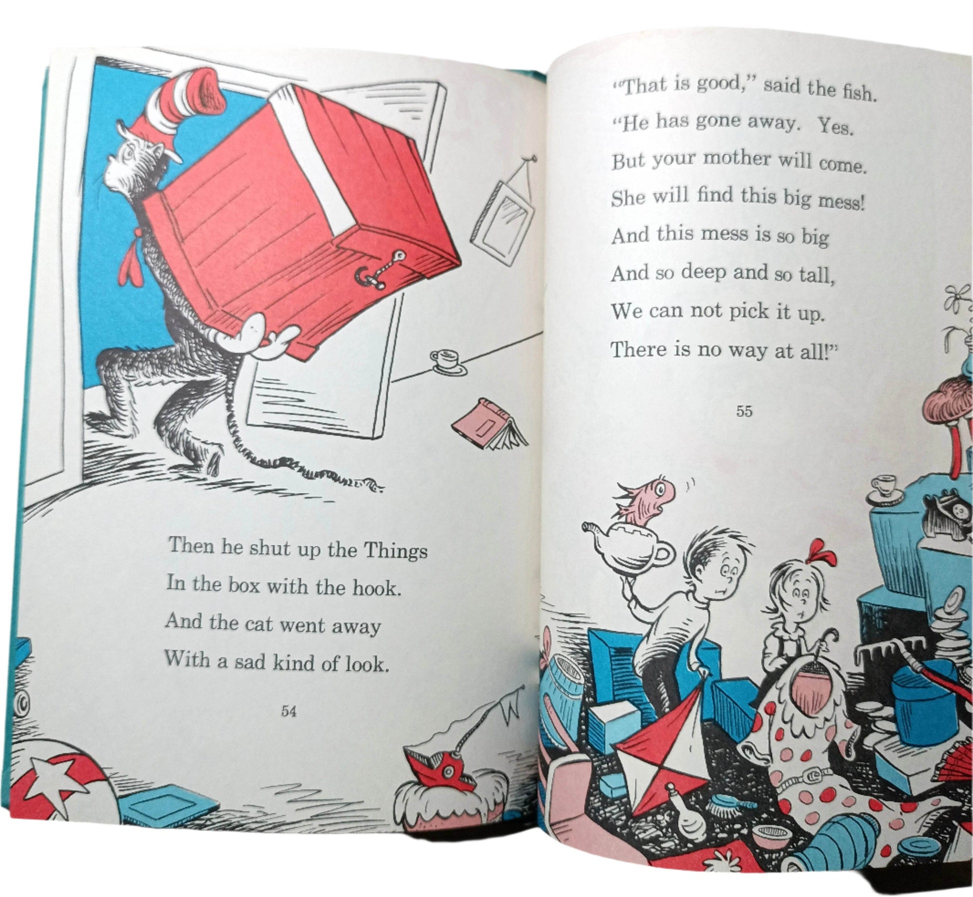 Dr Seuss The Cat In The Hat Book Club Edition Beginner Books 1957 - TulipStuff