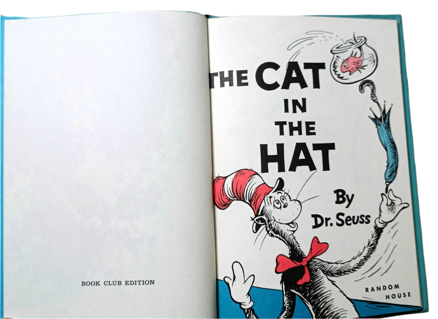 Dr Seuss The Cat In The Hat Book Club Edition Beginner Books 1957 - TulipStuff