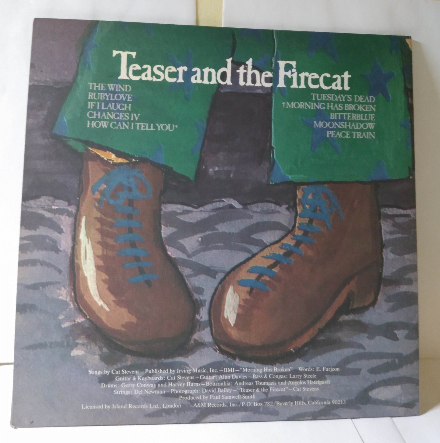 Cat Stevens Teaser And The Firecat 12" Vinyl LP A&M SP 4313 1971 - TulipStuff