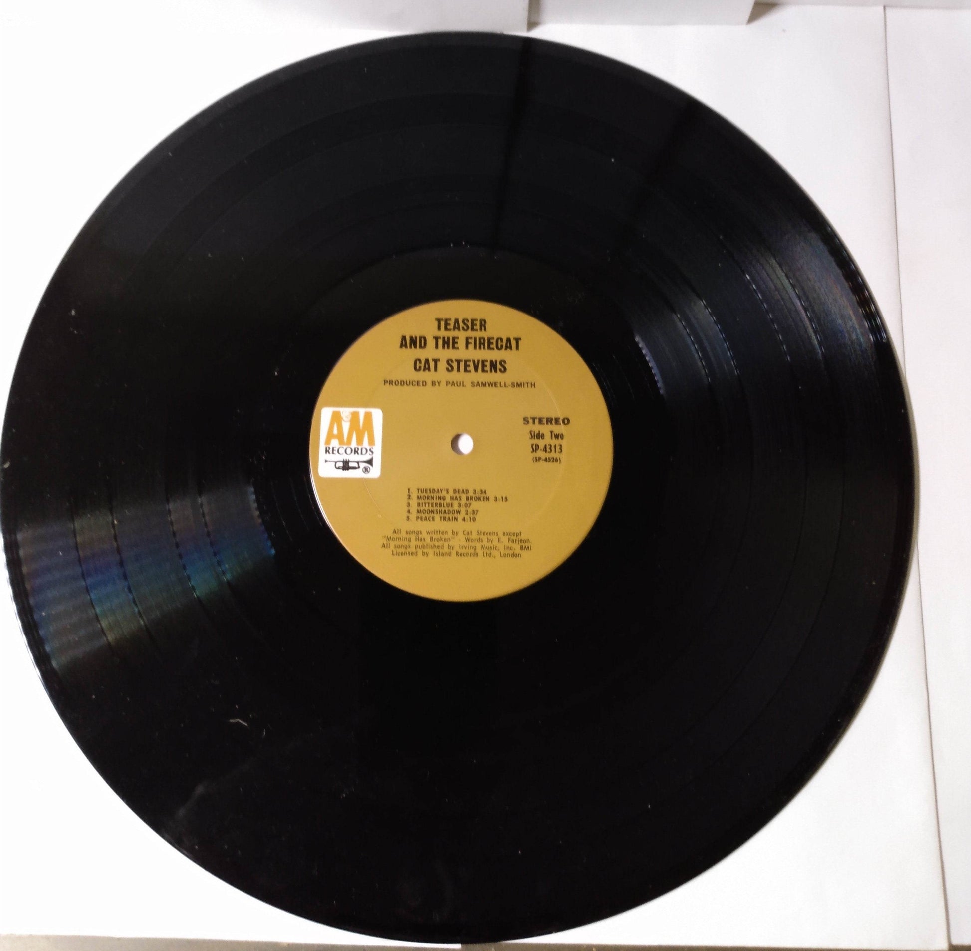 Cat Stevens Teaser And The Firecat 12" Vinyl LP A&M SP 4313 1971 - TulipStuff