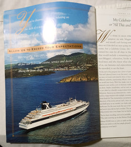 Celebrity Cruises Horizon Meridian Century Zenith 1995 Caribbean Brochure - TulipStuff