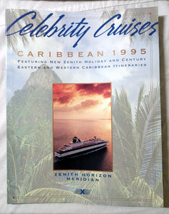 Celebrity Cruises Horizon Meridian Century Zenith 1995 Caribbean Brochure - TulipStuff