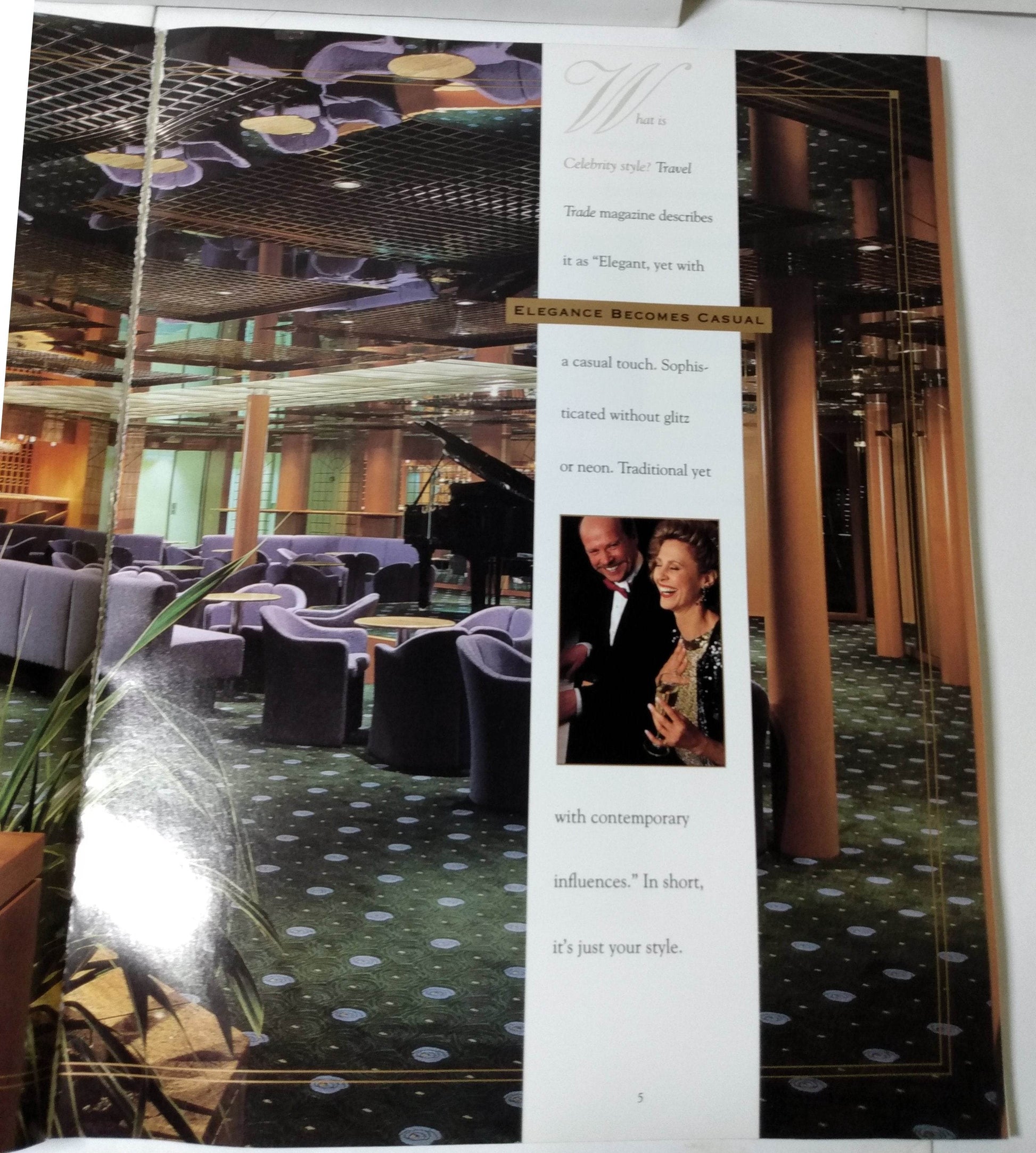 Celebrity Cruises Horizon Meridian Century 1995 Bermuda Brochure - TulipStuff