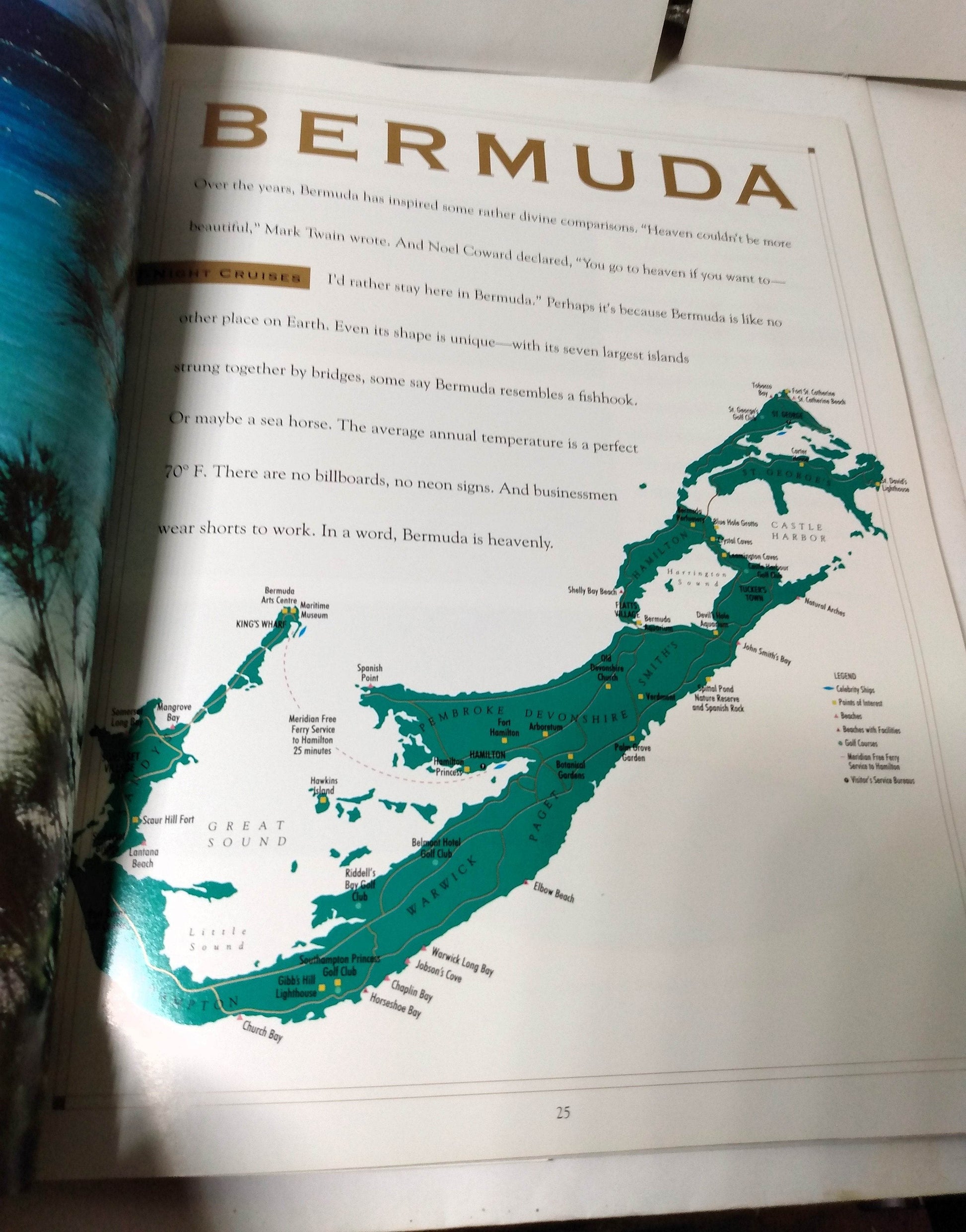 Celebrity Cruises Horizon Meridian Century 1995 Bermuda Brochure - TulipStuff