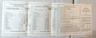 Central Railroad of New Jersey (Jersey Central) NY PA Timetable 1965 - TulipStuff