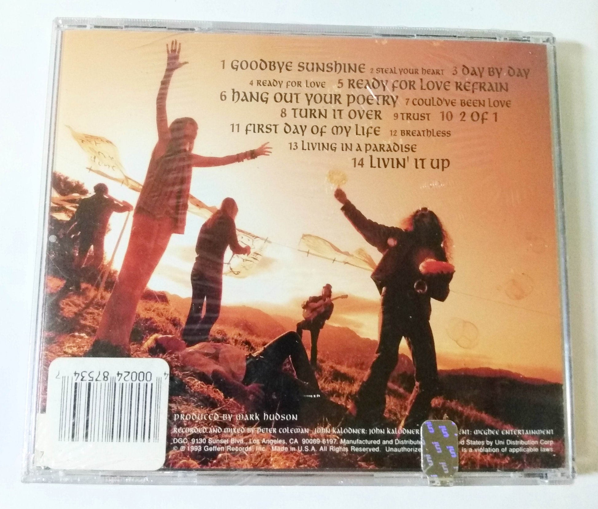 Ceremony Hang Out Your Poetry Folk Rock Album CD 1993 Chastity Bono - TulipStuff