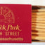 Chadwick Park Restaurant Bar 184 High St Boston Matchbox Early 1980's - TulipStuff
