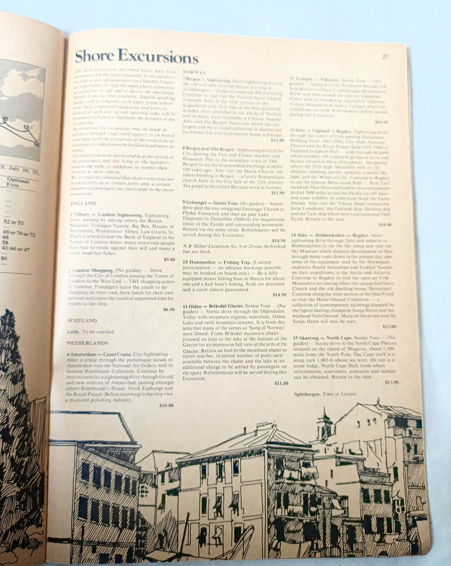 Chandris Cruises 1974 Mediterranean Black Sea Midnight Sun Cruises - TulipStuff